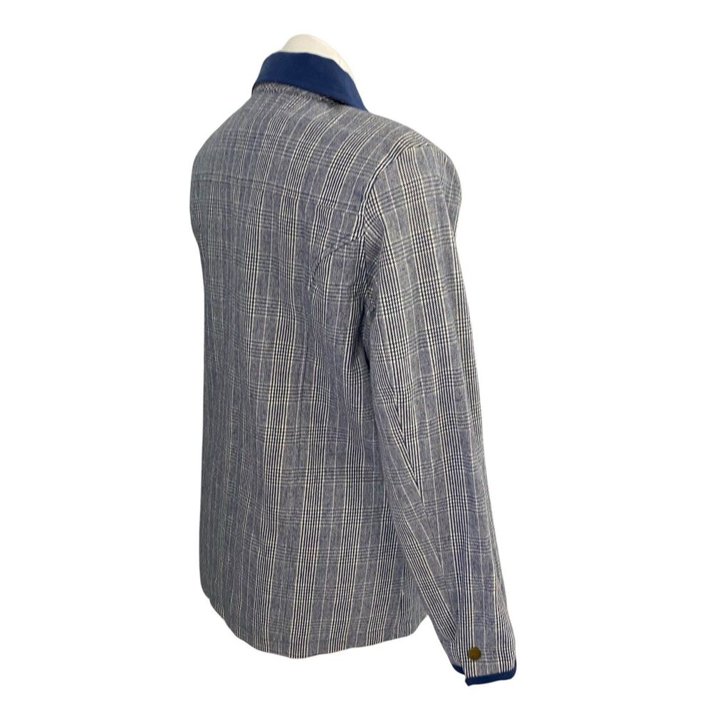 Denim & Co Blazer Womens XS Blue Jacket US Medium Career Work Office Chore Coat - Picture 12 of 16